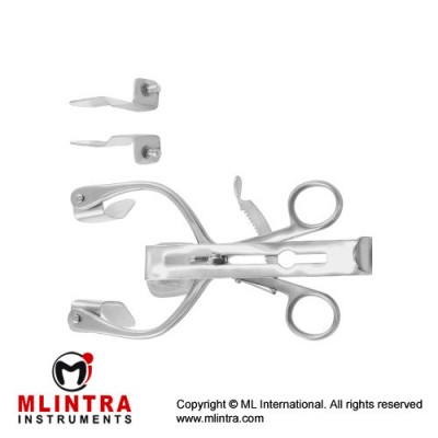 Millin Retractor Complete With Central Blade Ref:- RT-850-90, 1 Pair Each of Lateral Blades Ref:-RT-851-57 and Ref:-RT-851-82 Stainless Steel, Millin Retractor Complete With Central Blade Ref:- RT-850-90, 1 Pair Each of Lateral Blades Ref:-RT-851-57 and Ref:-RT-851-82 Stainless Steel,